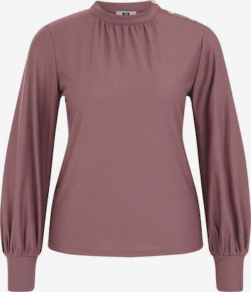 WE Fashion Paita värissä lila: etupuoli