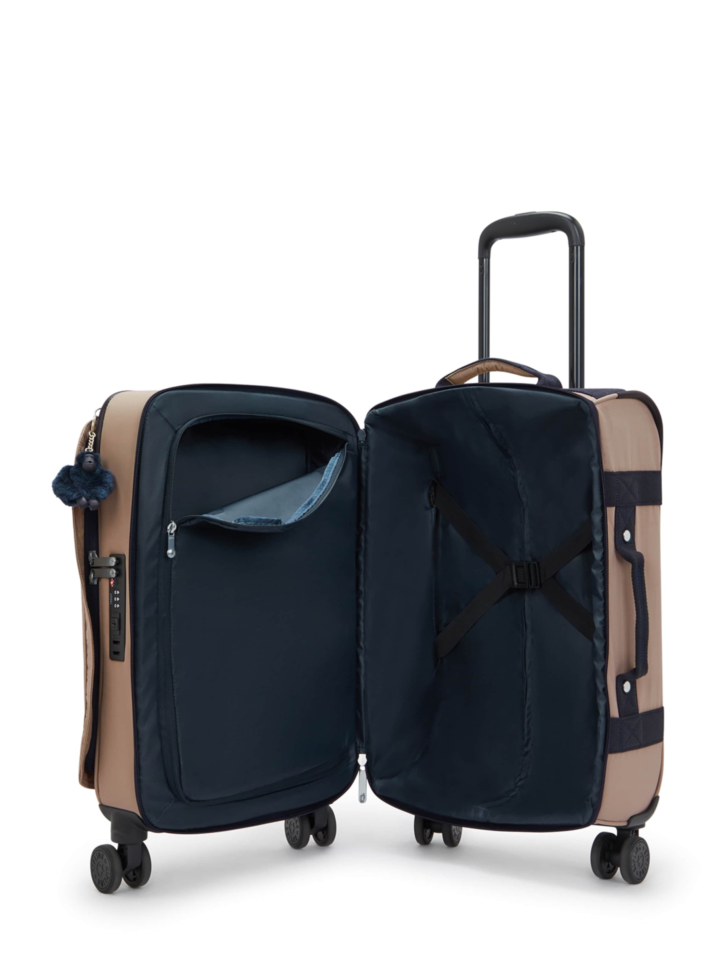 KIPLING Gurulós bőröndök 'SPONTANEOUS S' - barna