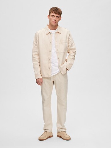 SELECTED HOMME Jacke in Beige