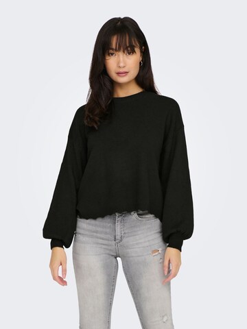 Pull-over ONLY en noir : devant
