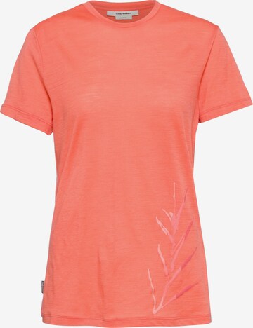 ICEBREAKER Performance Shirt 'Tech Lite III' in Orange: front