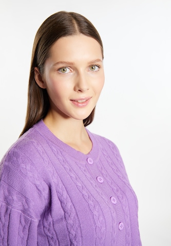 MYMO Knit cardigan 'Biany' in Purple