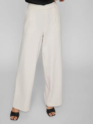 VILA Wide Leg Hose 'Varone' in Beige