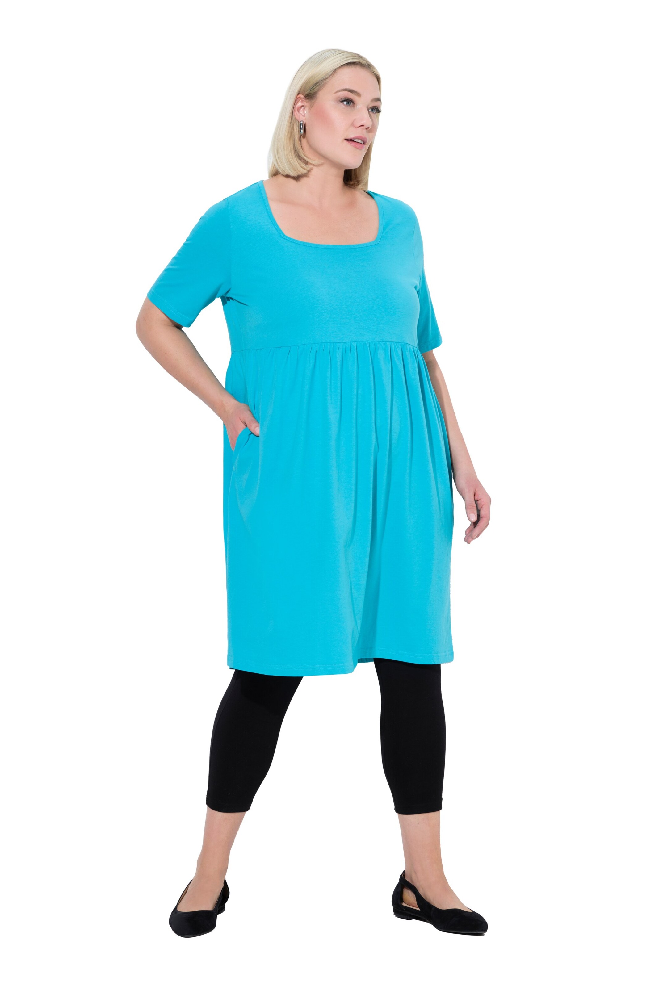 Ulla Popken Dress in Blue: front