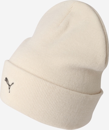 PUMA - Gorra en blanco: frente