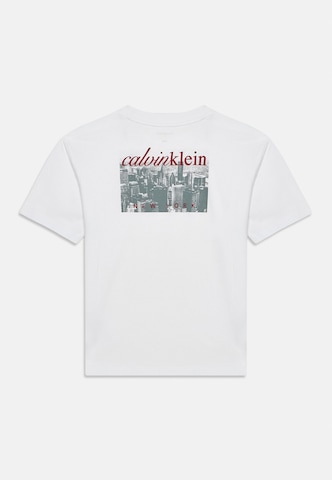 Calvin Klein Jeans Μπλουζάκι 'NYC' σε λευκό: πίσω