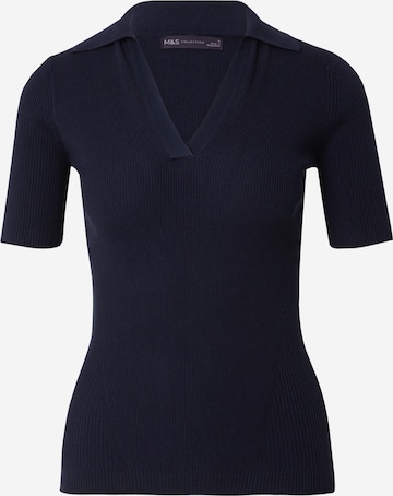 Pull-over Marks & Spencer en bleu : devant