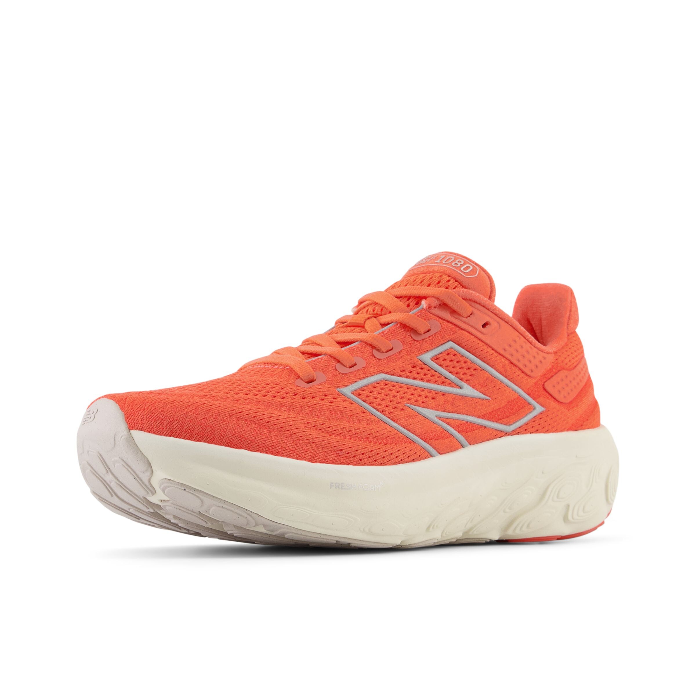 Chaussure de course '1080 v13' new balance en rouge : devant