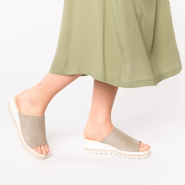 GABOR Mules in Beige: front