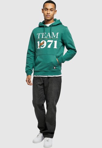 Starter Black LabelSweater majica 'Team 1971' - zelena boja