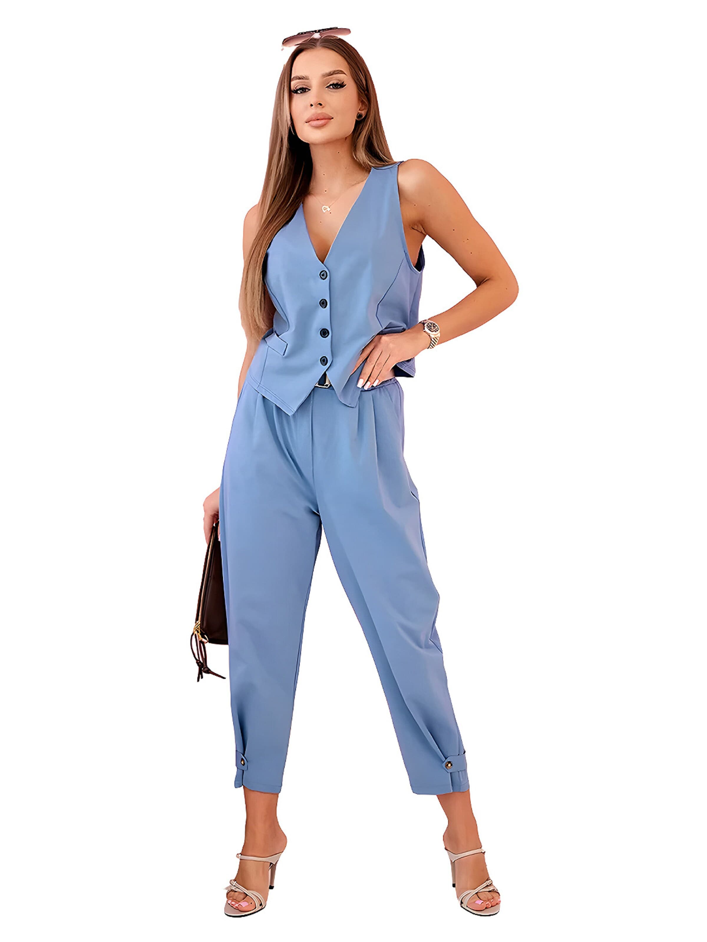 Lumera Huispak 'Glicine' in Blauw: voorkant