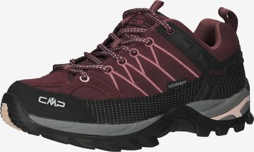 CMP Athletic Lace-Up Shoes in Red: front