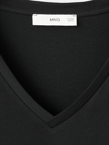 MANGO Majica 'CHALSPI' | črna barva