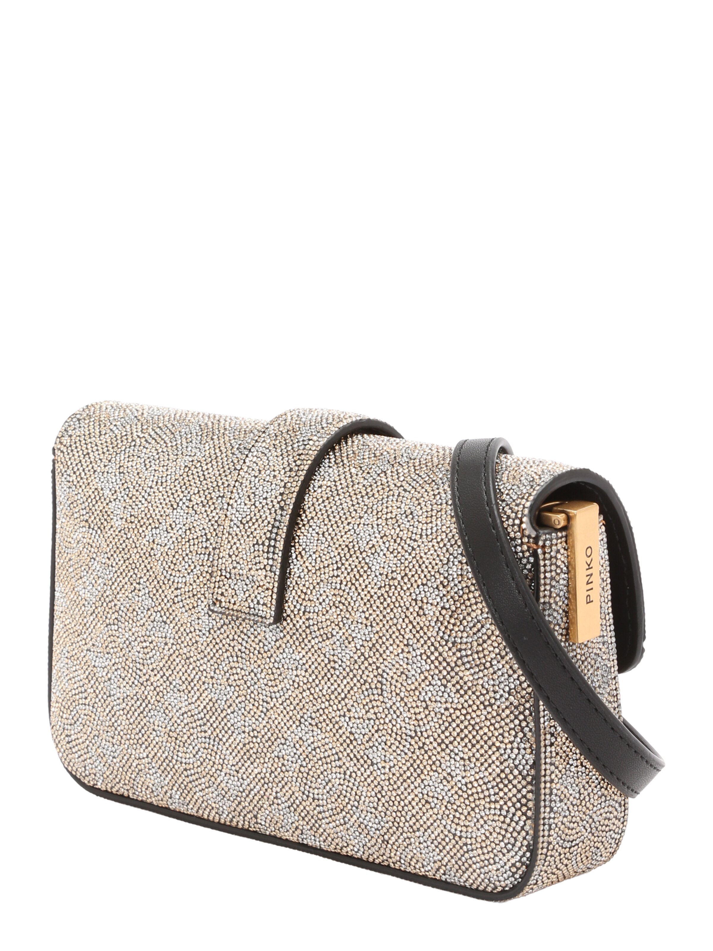 Sac à bandoulière 'LOVE ONE' PINKO en or