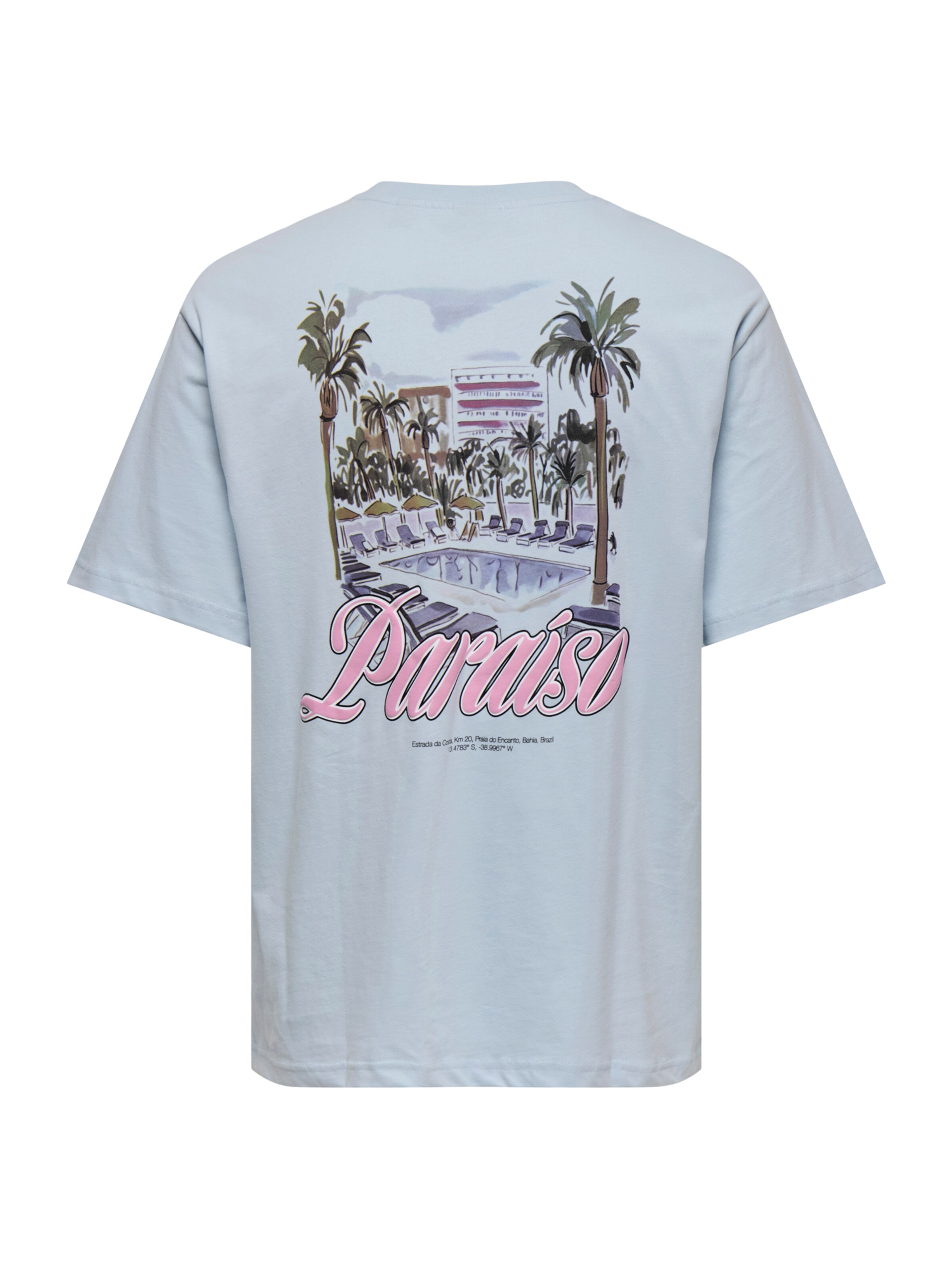 Tricou 'ONSMALIK TROPICO' de la Only & Sons pe albastru