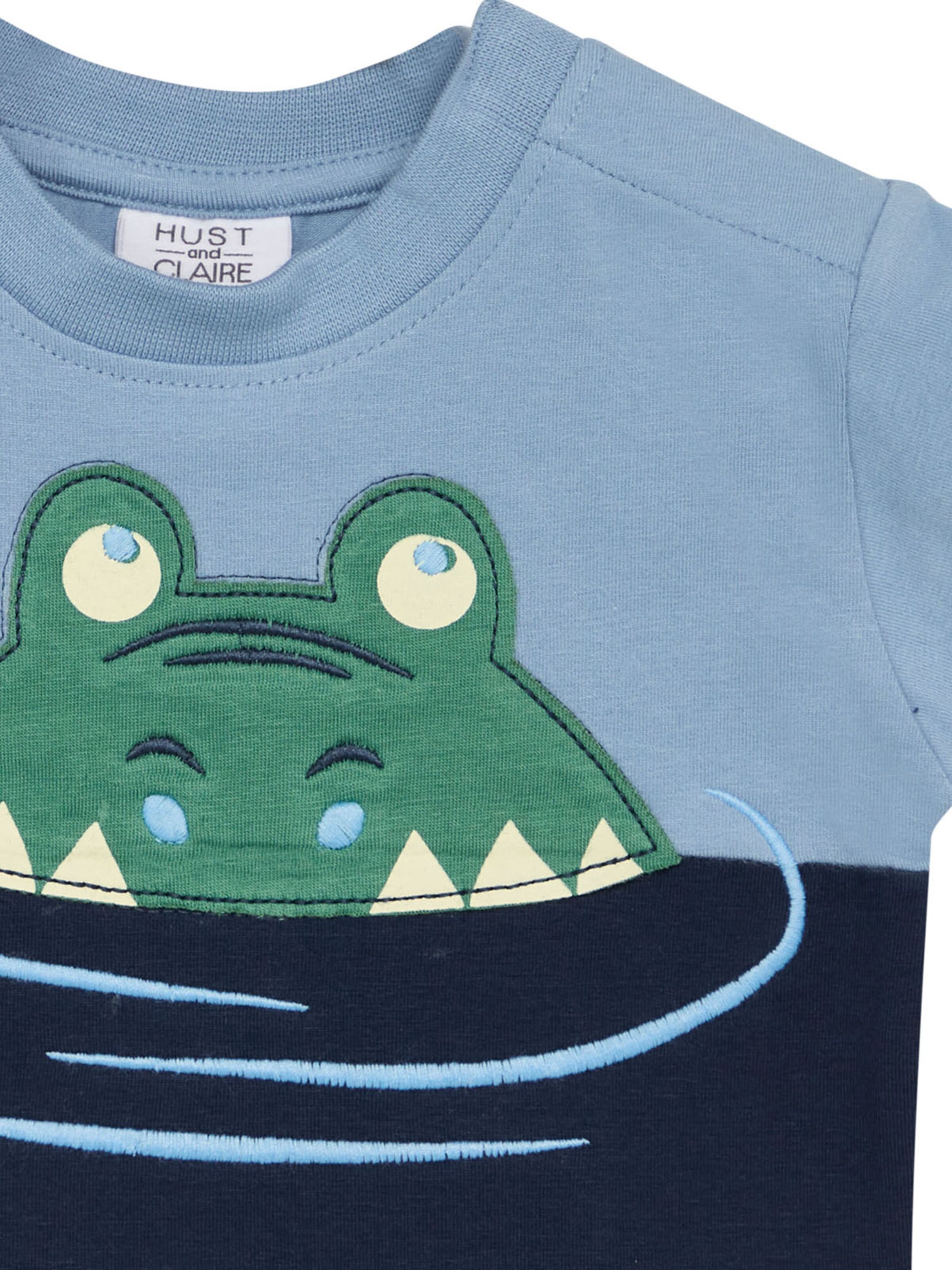 Tricou 'Arthur' de la Hust & Claire pe albastru