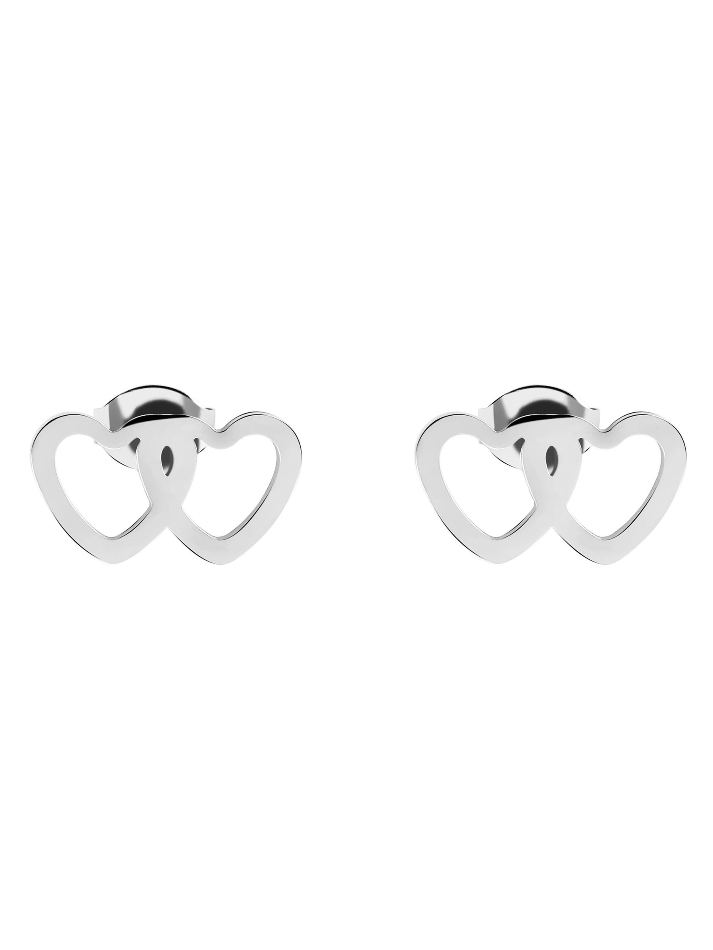 Akzent Earrings 'Biena, silberfarbig, langlebig' in Silver: front