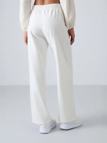 Tommy Life Wide leg Sportbroek in Wit