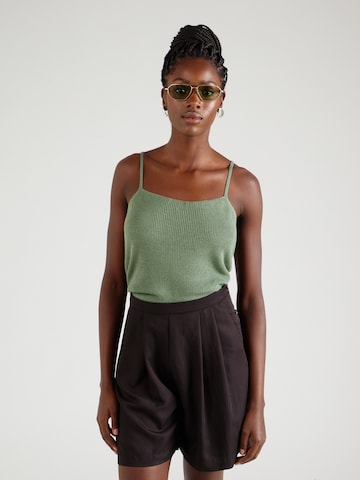 VERO MODA Knitted Top 'NEWLEXSUN' in Green: front