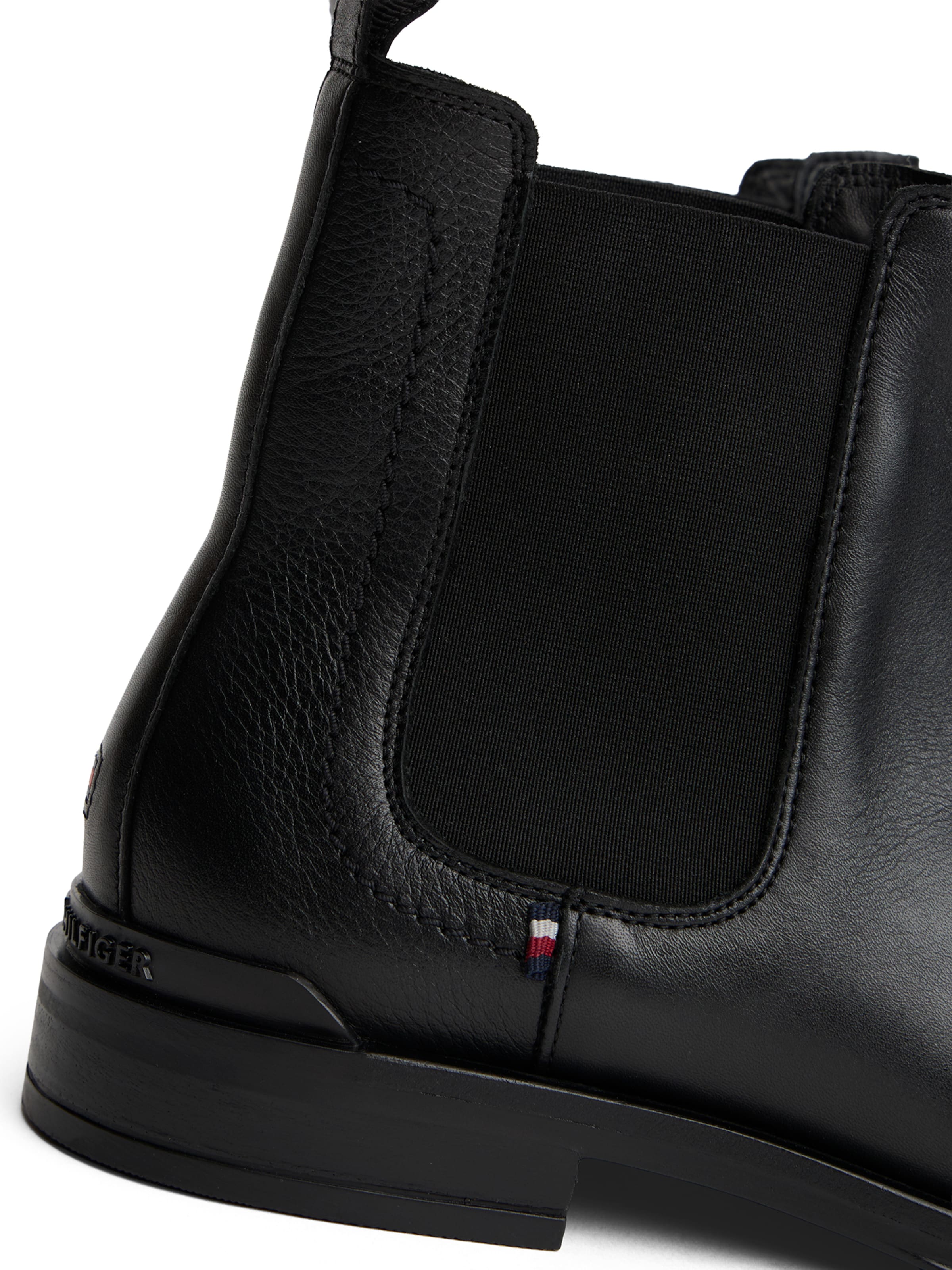 TOMMY HILFIGER Chelsea boots 'CORPORATE' in Black