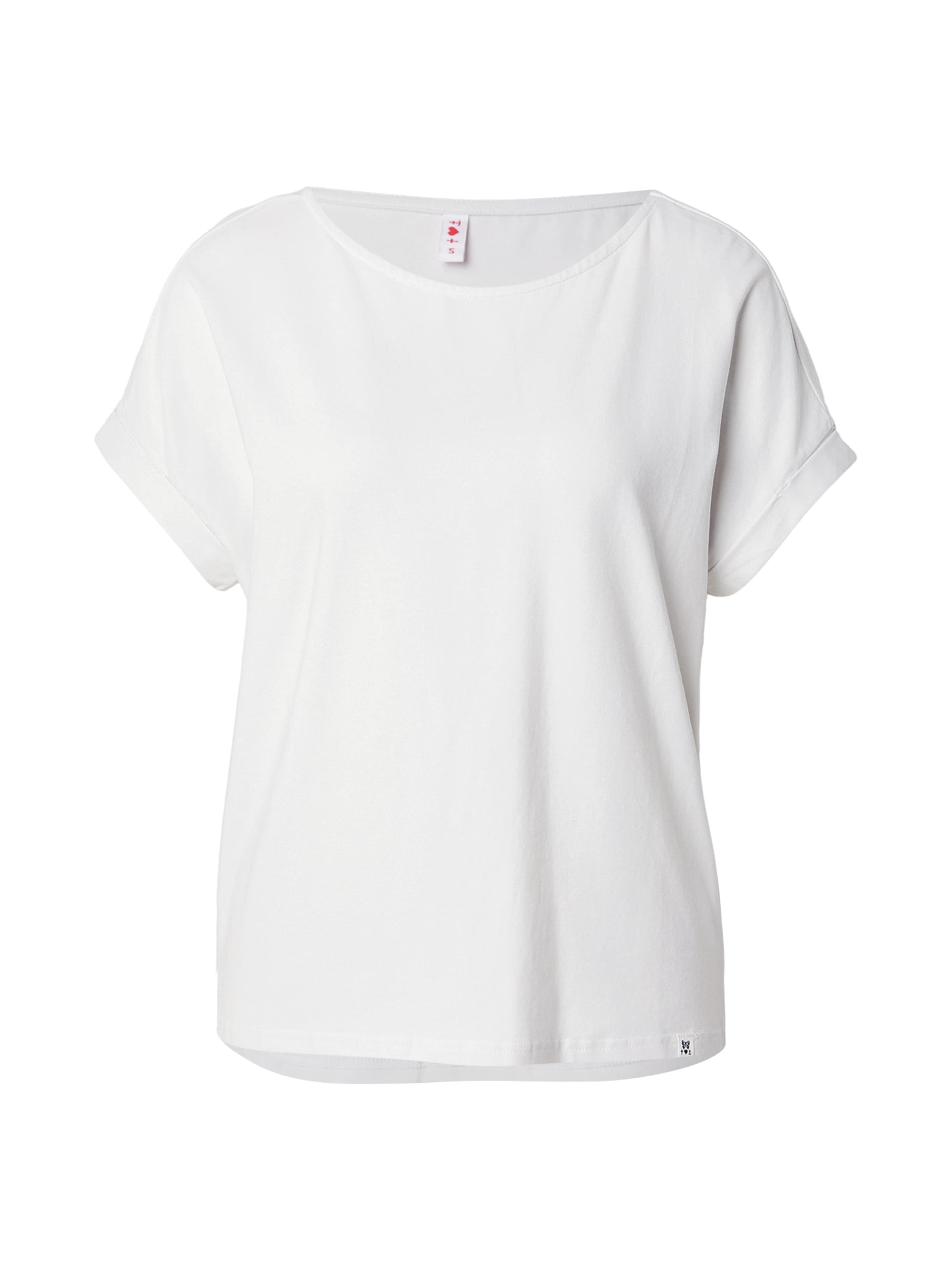 Maglietta 'Glow and Grow' di Blutsgeschwister in bianco: frontale