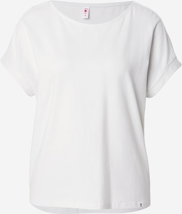 Maglietta 'Glow and Grow' di Blutsgeschwister in bianco: frontale