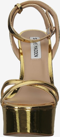 STEVE MADDEN Strap Sandals in Gold