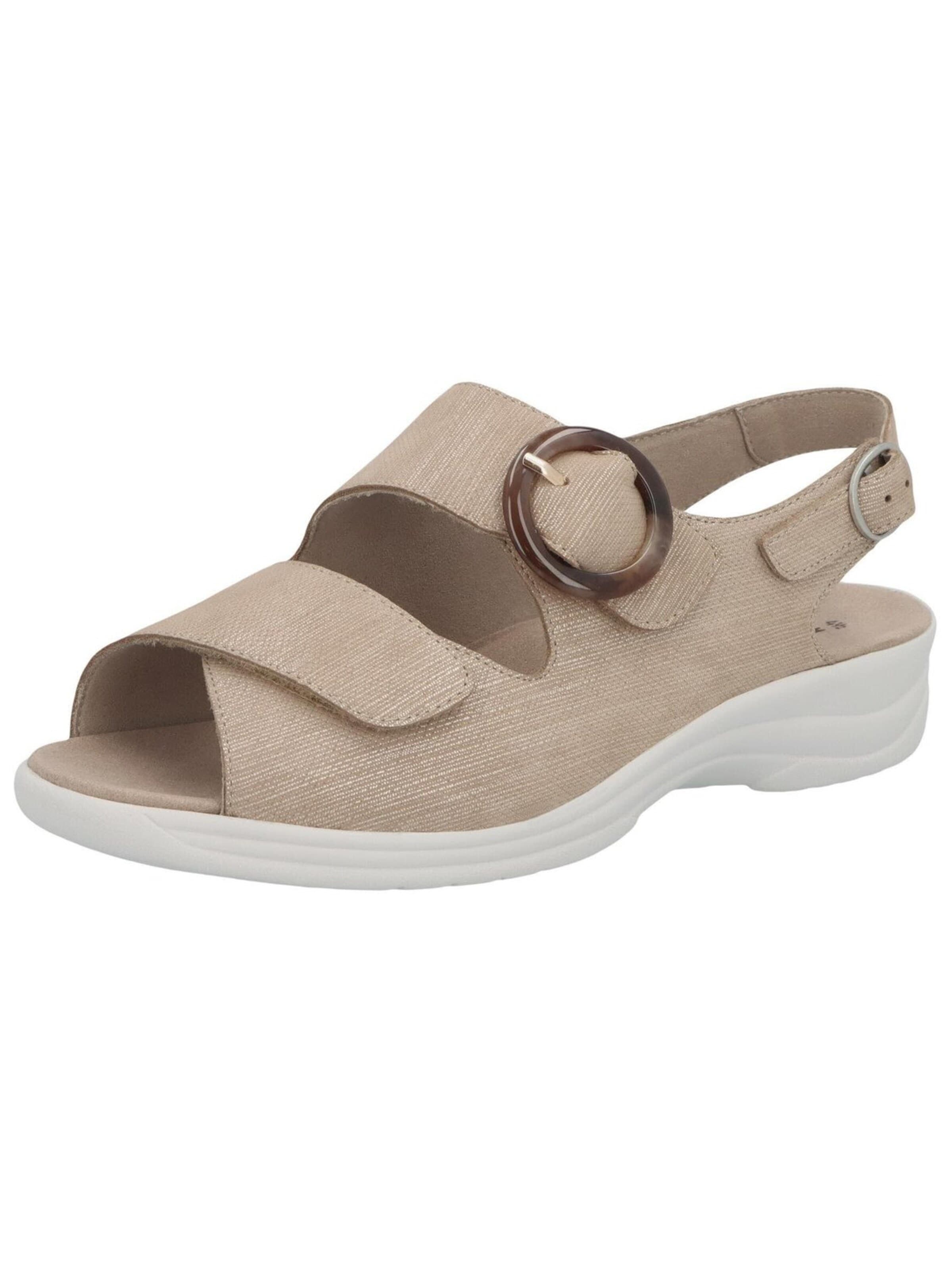 SOLIDUS Sandaal '74032 30687' in Beige: voorkant