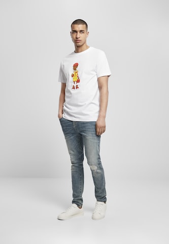 T-Shirt 'Employee' Mister Tee en blanc