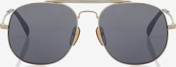 Lunettes de soleil David Beckham en or : devant