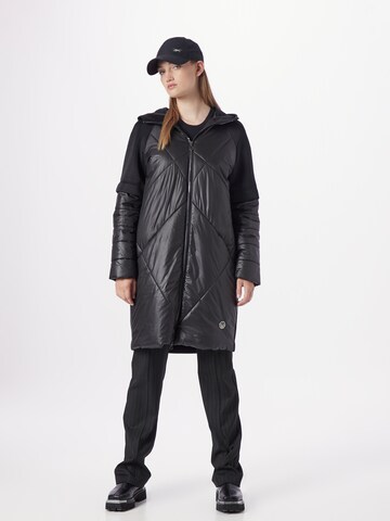 Manteau mi-saison Sportalm Kitzbühel en noir : devant