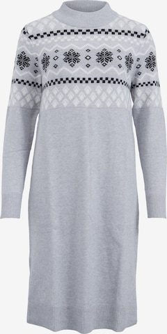 VILA Knit dress 'Ril' in Grey: front