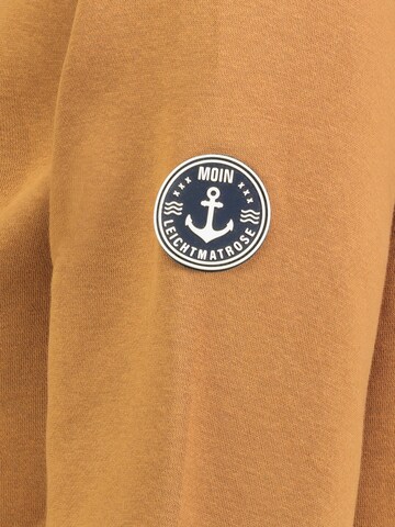 Eight2Nine Sweatshirt 'Moin' in Brown