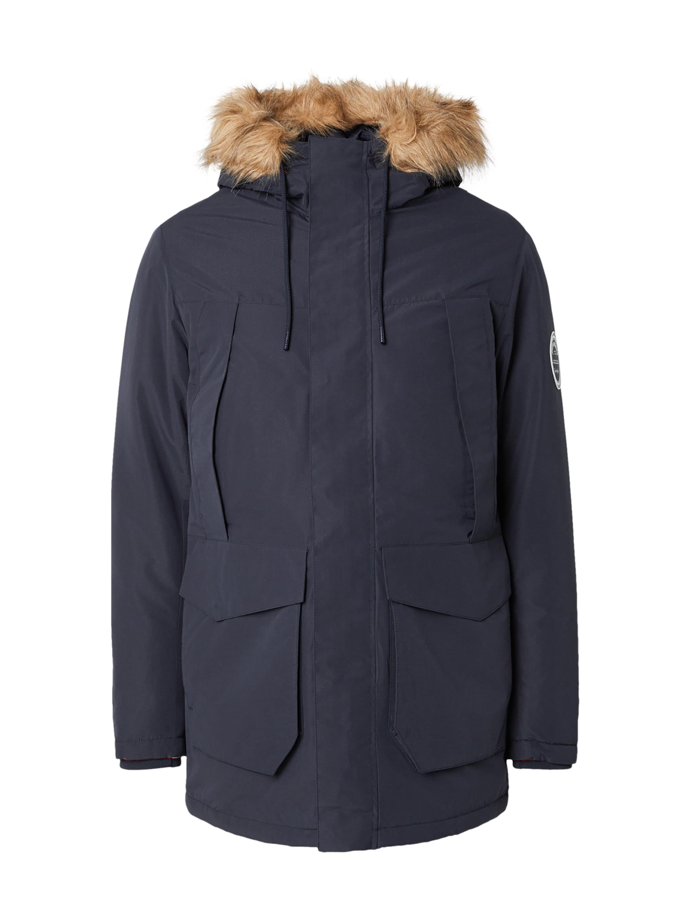 JACK & JONES Зимняя парка 'JJCAMP' в Синий: спереди