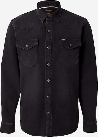 WRANGLER Рубашка в Черный: спереди
