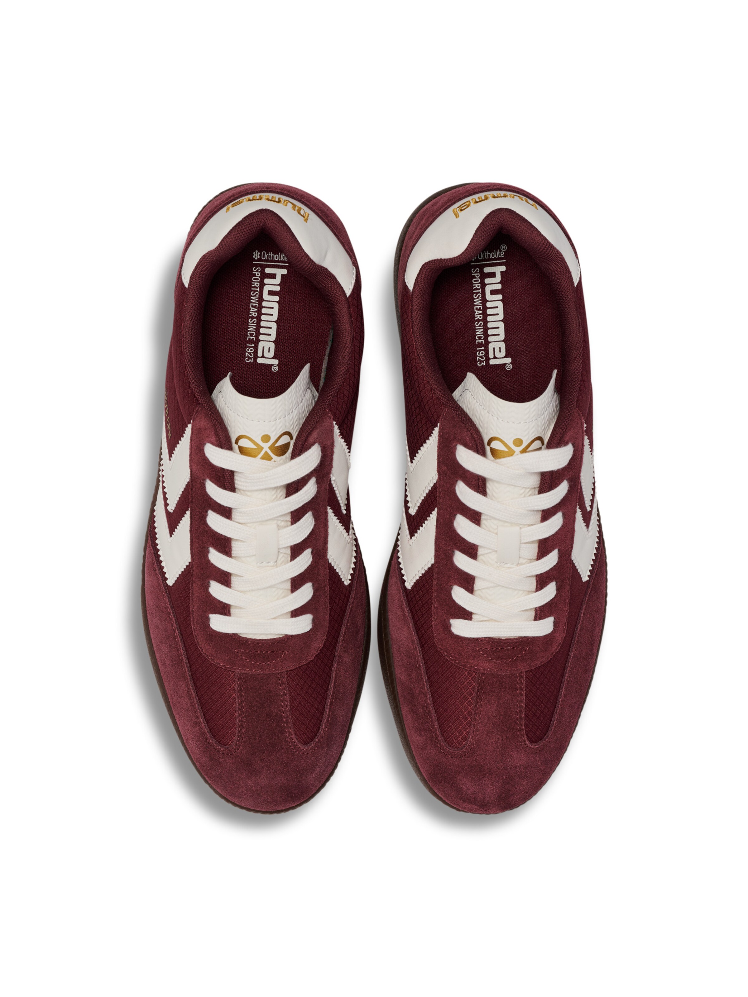 Hummel Platform trainers 'VM78' in Red