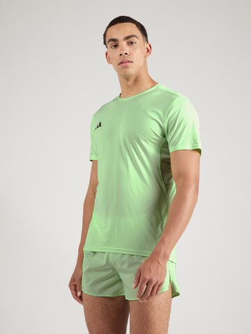 ADIDAS PERFORMANCE Performance Shirt 'Adizero Essentials ' in Green: front