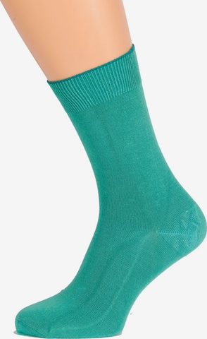 Chaussettes 'TAUNO' Sokisahtel en vert : devant