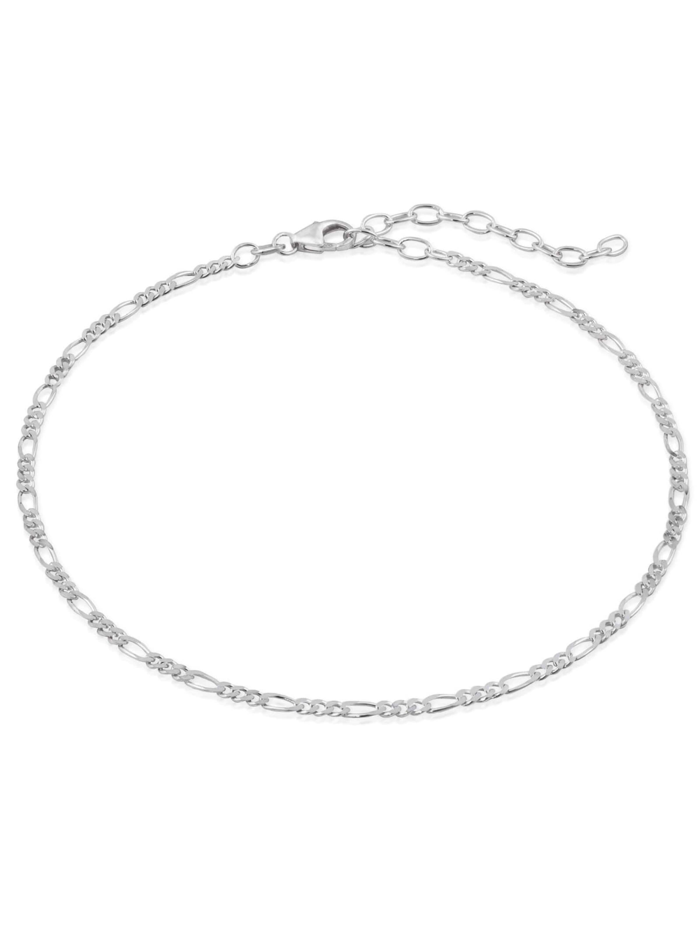 modabilé Fußschmuck 'VARIED'‌‌‌‌ in Silber: Vorderseite