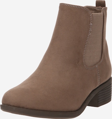 Dorothy Perkins Chelsea boots 'Monaco' in Grijs: voorkant