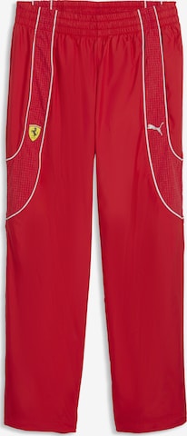 PUMA Regular Sportbroek 'Scuderia Ferrari' in Rood: voorkant