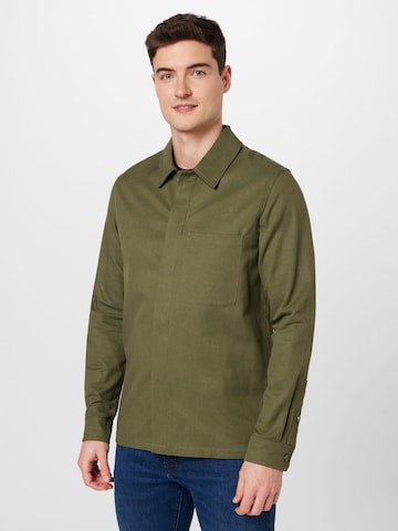 Samsøe Samsøe Regular fit Button Up Shirt 'TAKA' in Green: front