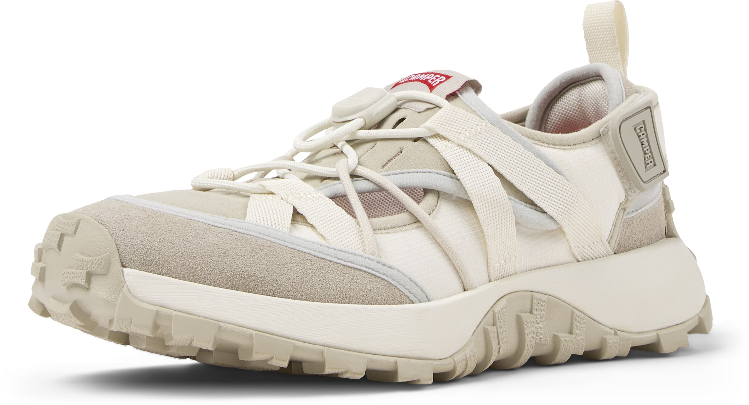 CAMPER Platform trainers ' Drift Trail ' in Beige: front