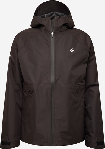 Superdry Weatherproof jacket in Black: front