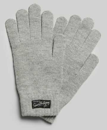 Superdry Full Finger Gloves in Grey