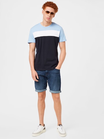 TOM TAILOR DENIM Regular Shorts in Blau