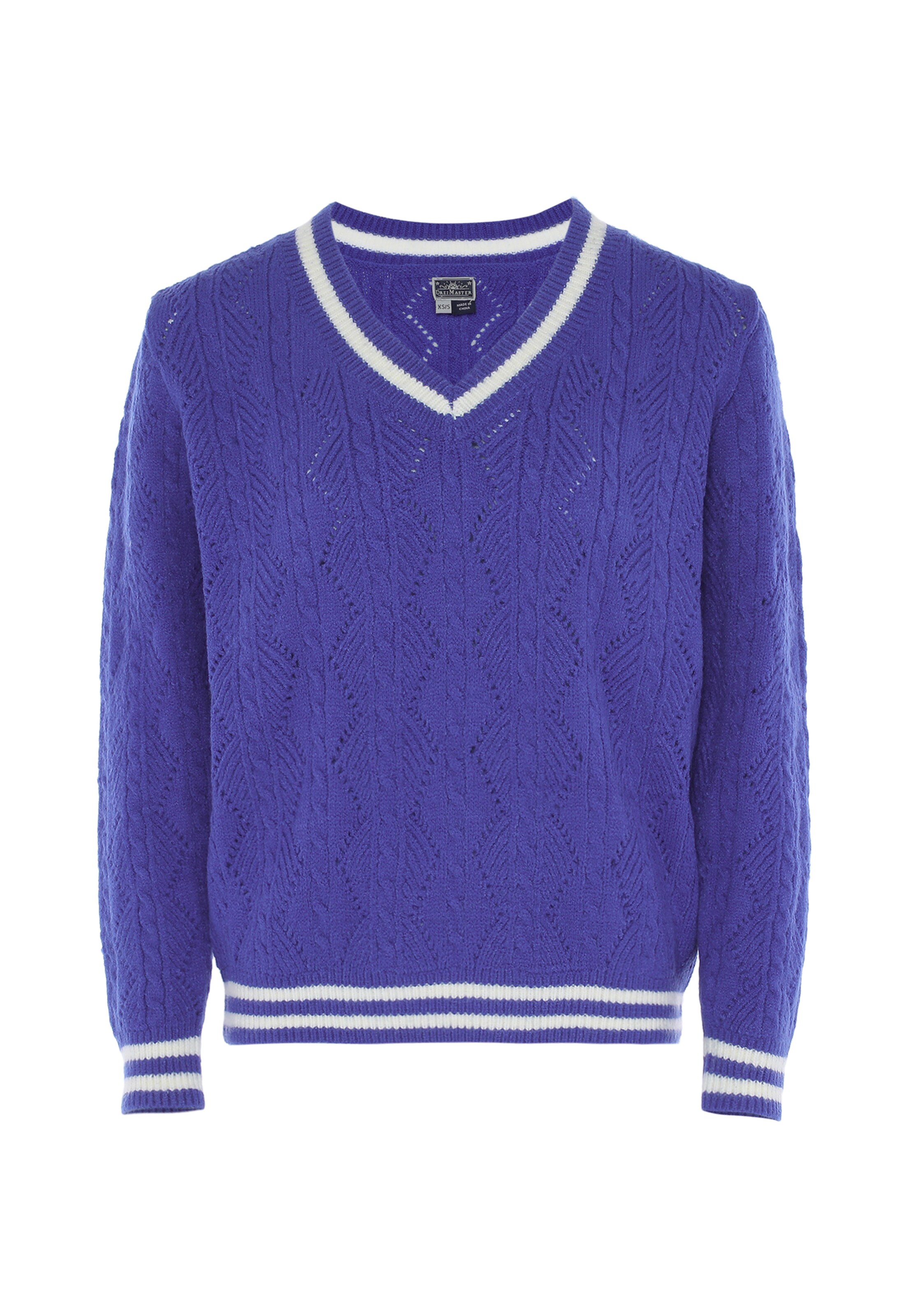 DreiMaster Maritim Sweater in Purple: front