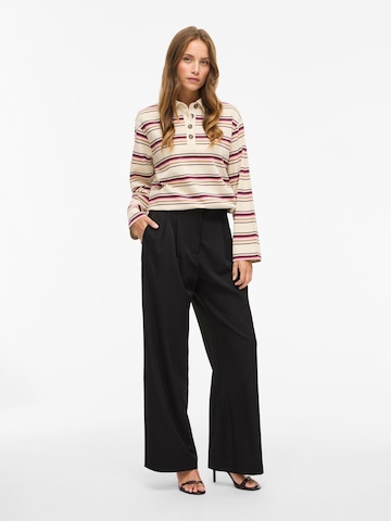 VILA Wide leg Broek 'VIEmla' in Zwart