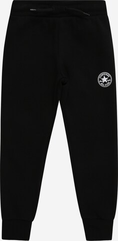 CONVERSE Zúžený Kalhoty – černá: přední strana