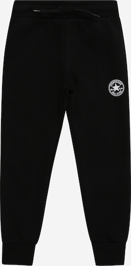 CONVERSE Pantalon 'CHUCK' en noir / blanc, Vue avec produit